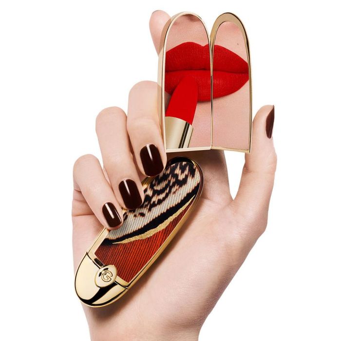 Guerlain ROUGE G carcasa #Songbird 1 u - Accesorios de maquillaje, barra de labios recargable, acabado satinado o mate 3