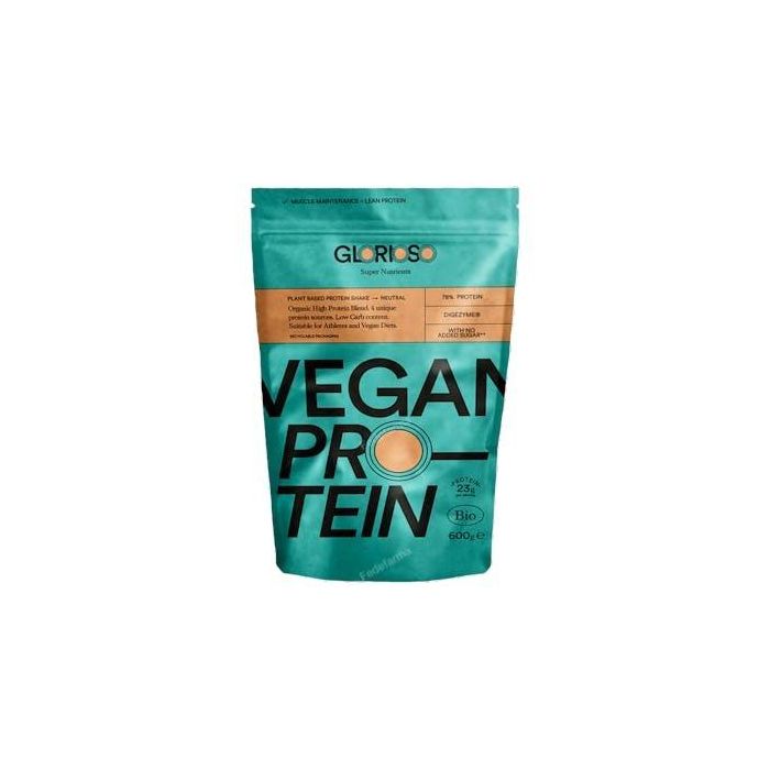 GLORIOSO Vegan Protein Neutral 600g Bio para Veganos Sin Gluten