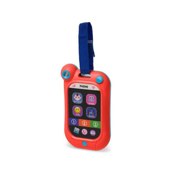 KioKids Juguete Teléfono Móvil Musical para Bebés +18 Meses, Sonidos Reales, Estimula Sentidos, Resistente y Colgable, Multicolor 2