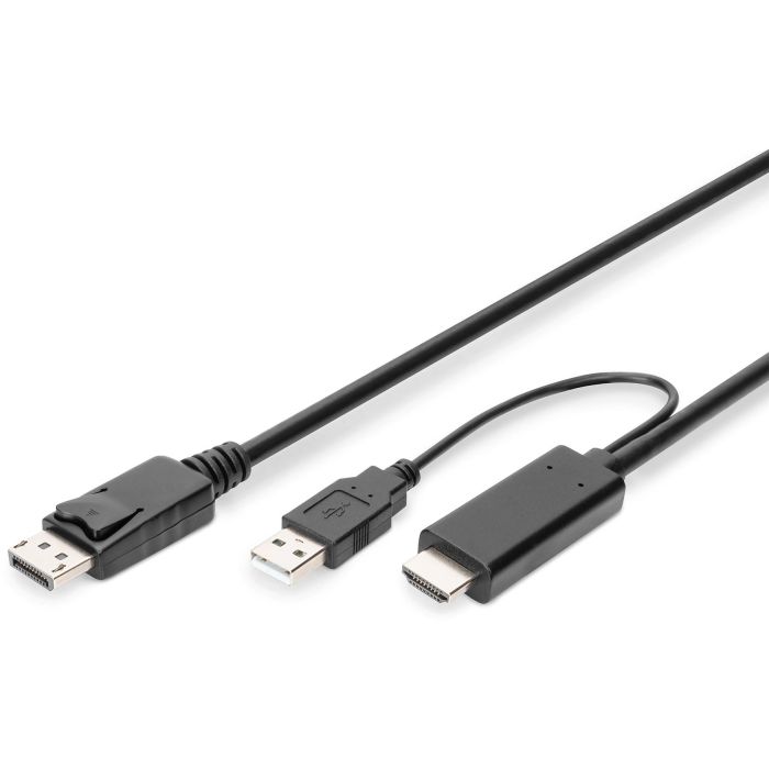 DIGITUS 4K HDMI Adapterkabel - HDMI auf DisplayPort 2m
