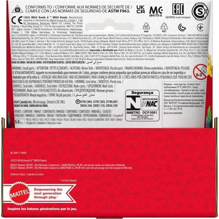 MEGA Pack de 2 Pokebolas de 40 microladrillos (modelo aleatorio) 2 MEGA Pack de 2 Pokebolas de 40 microladrillos (modelo aleatorio) 2
