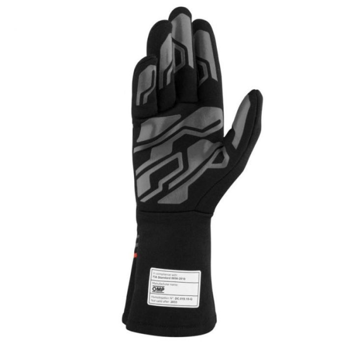 Guantes Omp Sport Fia 8856-2018 My2025 Negro - Red Talla S OMPIB0-0777-B01-073-S 2