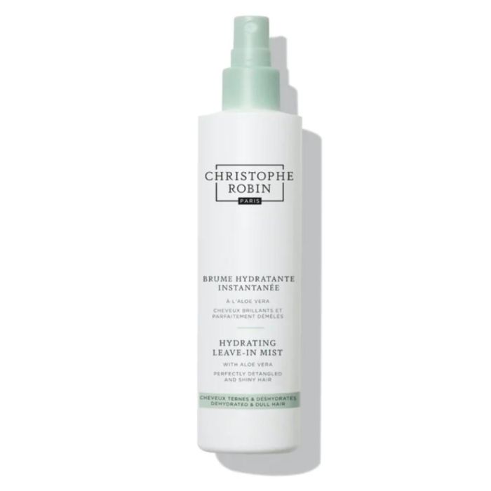 Christophe Robin Hydrating Leave-In Mist con Aloe Vera & Linaza para Cabello Seco, Hidratación Profunda y Brillo 150ml