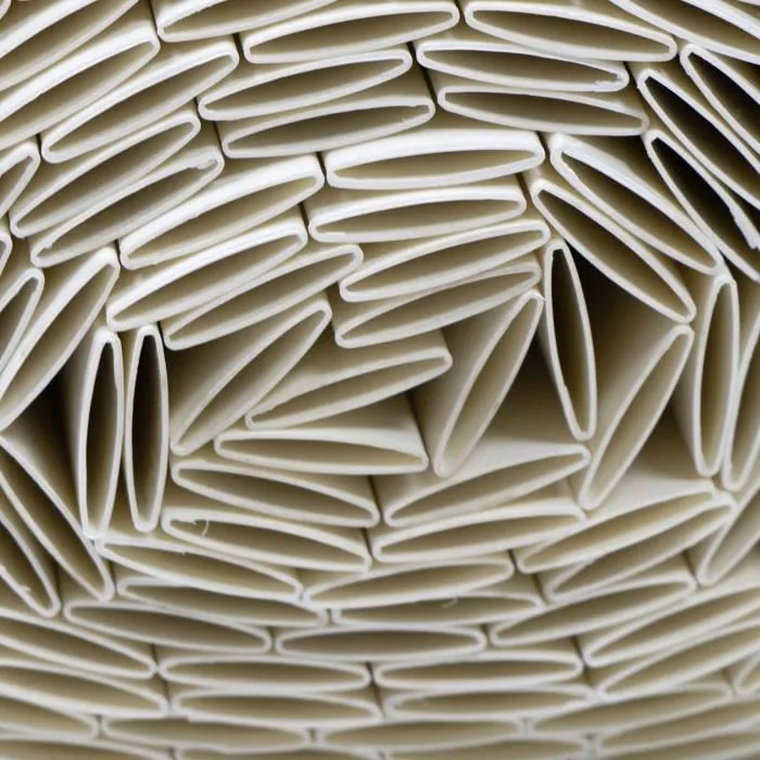 Nature NAT8711338532454 Biombo de caña de PVC de doble cara, 1 x 3 m, 1600 g/m², Opaco 4/5, Anti-UV, Blanco 1