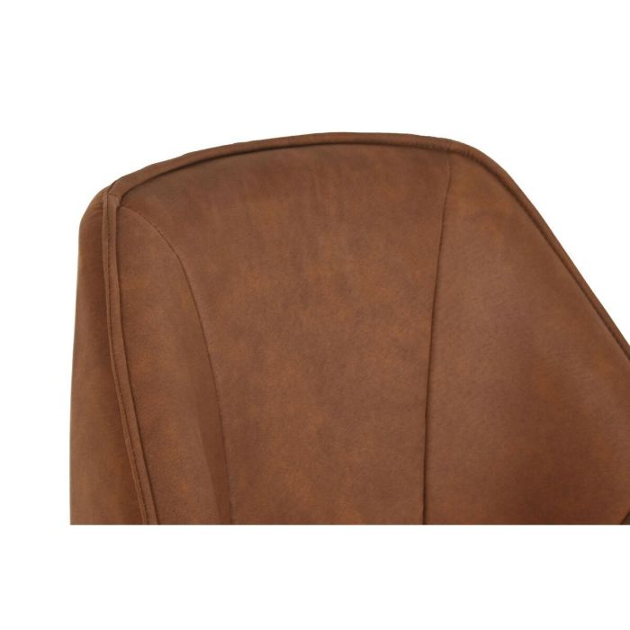 Silla Loft DKD Home Decor Camel Negro 64 x 83 x 67 cm 4 Silla Loft DKD Home Decor Camel Negro 64 x 83 x 67 cm 4