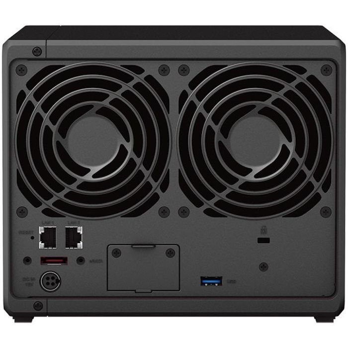 Synology DS923+ NAS DiskStation 4 Bahías 3.5"/2.5" 4GB DDR4 ECC RAM Ampliable AMD Ryzen R1600 Servidor de Almacenamiento en Red con 2x NVMe 4
