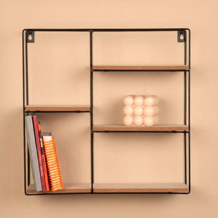 Estantería Max Home Hierro Madera MDF 40 x 40 x 10 cm (6 Unidades) 1