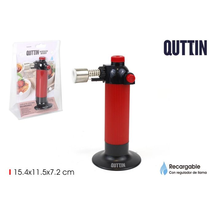 Quttin Soplete Cocina Recargable, 7 cm Ancho, 15 cm Alto, 9 cm Largo (6 Unidades)