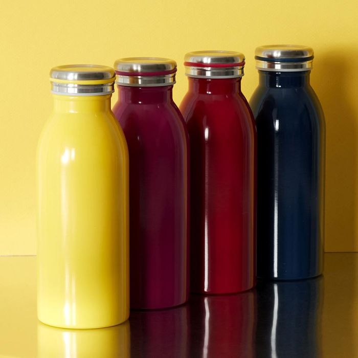 Cook Concept Termo Botella 450 Ml Rojo Acero Inoxidable Doble Pared Caliente 6h Frío 18h 5