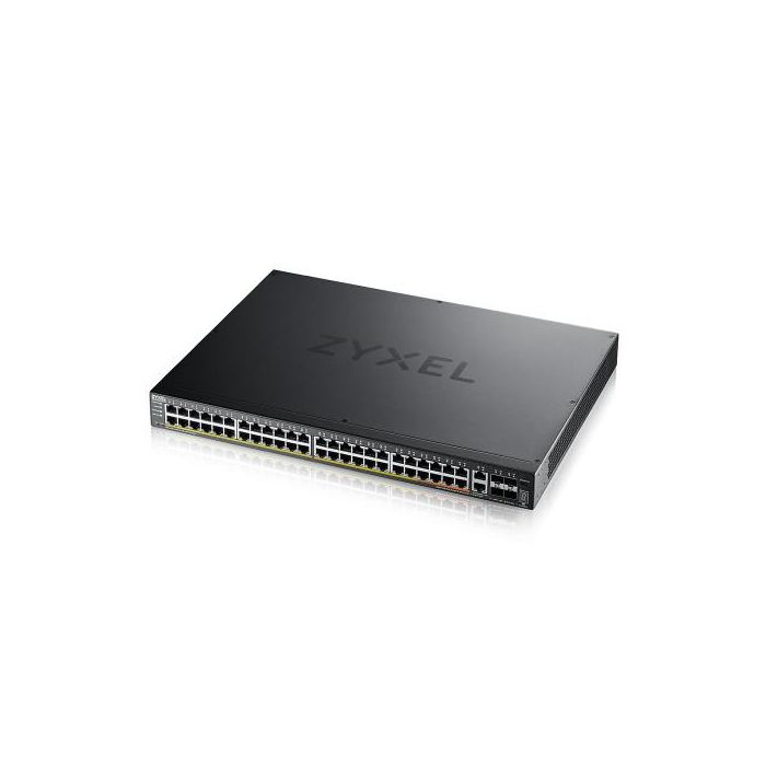 Zyxel XGS2220-54HP-EU0101F Interruptor Gestionado L3, 48 Puertos Gigabit Ethernet, 4 SFP+, PoE Zyxel XGS2220-54HP-EU0101F Interruptor Gestionado L3, 48 Puertos Gigabit Ethernet, 4 SFP+, PoE