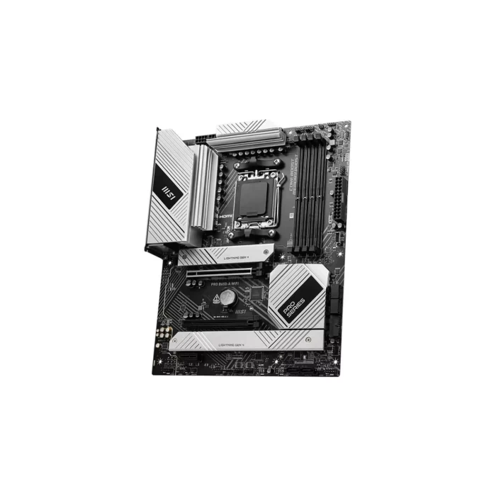 MSI Placa Base PRO B650-A WiFi, Socket AM5, DDR5, 256GB, HDMI+DP, 6SATA3+2M.2, 2.5GBE+WIFI6E+BT5.3, 11USB3.2, ATX - 911-7D75-013 1