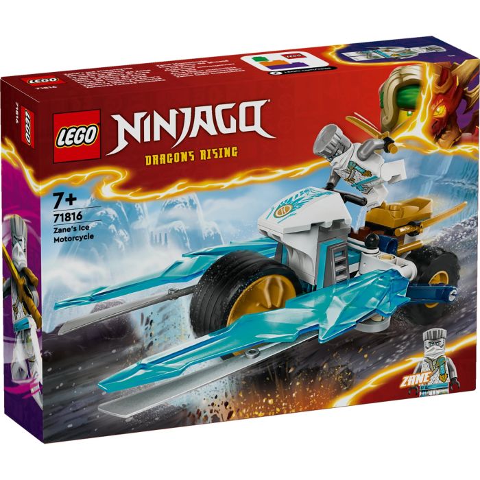 LEGO 71816 NINJAGO Moto de Hielo de Zane - Juguete de Construcción con Minifigura, Espadas Doradas y Cuchillas Desplegables para Niños +7 Años 10 LEGO 71816 NINJAGO Moto de Hielo de Zane - Juguete de Construcción con Minifigura, Espadas Doradas y Cuchillas Desplegables para Niños +7 Años 10
