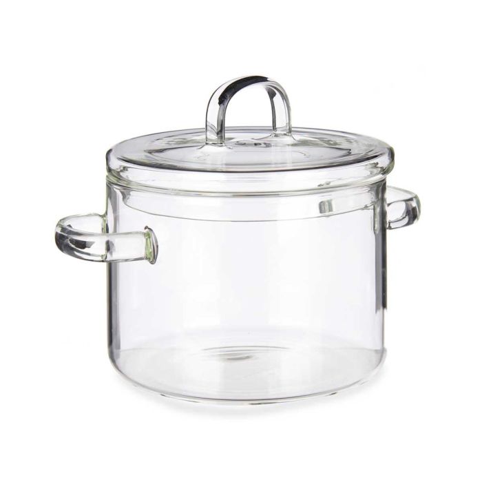 Olla De Borosilicato 1000Ml Vivalto 13CM (6 Unidades) 1 Olla De Borosilicato 1000Ml Vivalto 13CM (6 Unidades) 1