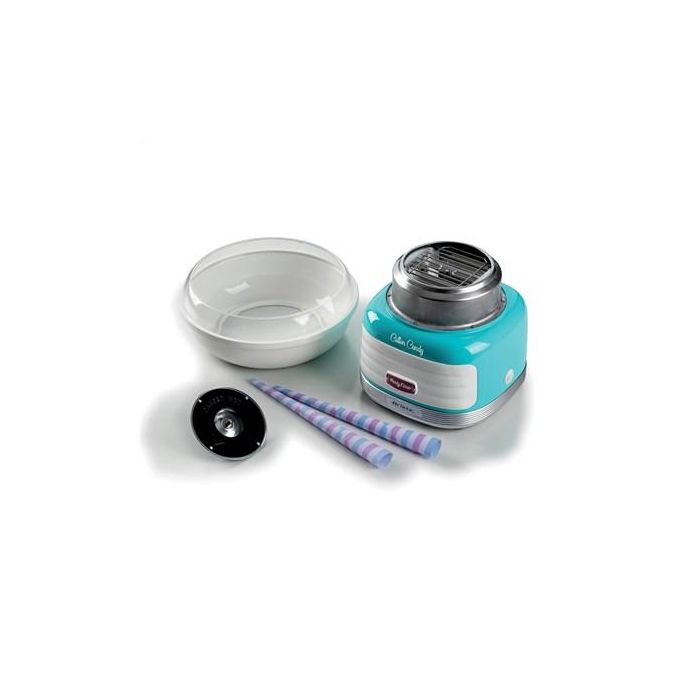 Ariete 2973/01 Máquina de Algodón de Azúcar Cotton Candy Azul - Diseño Retro, Funciona con Azúcar y Caramelos Duros 1 Ariete 2973/01 Máquina de Algodón de Azúcar Cotton Candy Azul - Diseño Retro, Funciona con Azúcar y Caramelos Duros 1