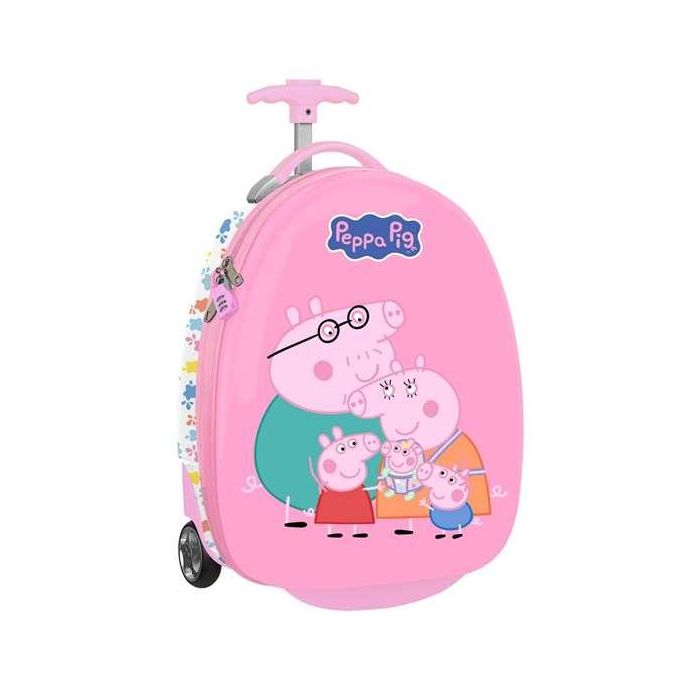 Safta Trolley Infantil Peppa Pig "Baby Pig" 16 pulgadas 28x43x23cm