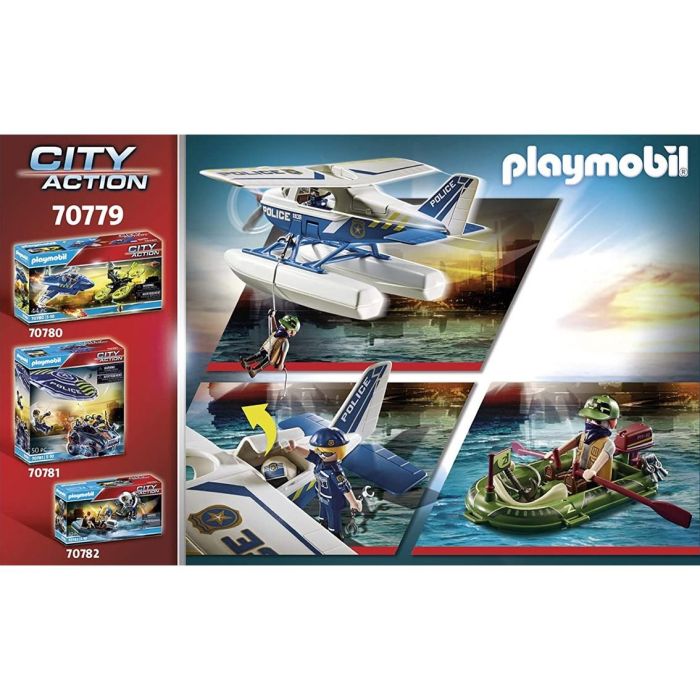 Playmobil City Action Avió Acuático de Policía - Juego de 33 Piezas con Figuras y Accesorios 1 Playmobil City Action Avió Acuático de Policía - Juego de 33 Piezas con Figuras y Accesorios 1