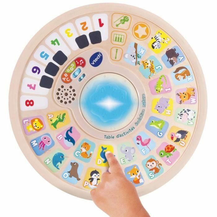 Vtech Baby VT3417766172051 Mesa de Actividades Evolutiva Nature de Madera Certificada FSC 4