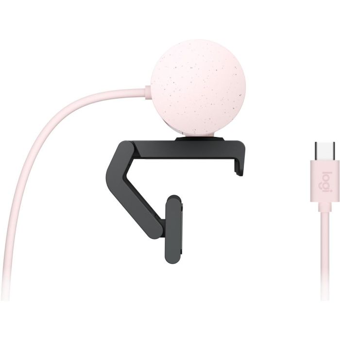Logitech Webcam Brio 500 Rosa Full HD 1080p, 4 MP, Zoom Digital 4x, Enfoque Automático, USB-C 12