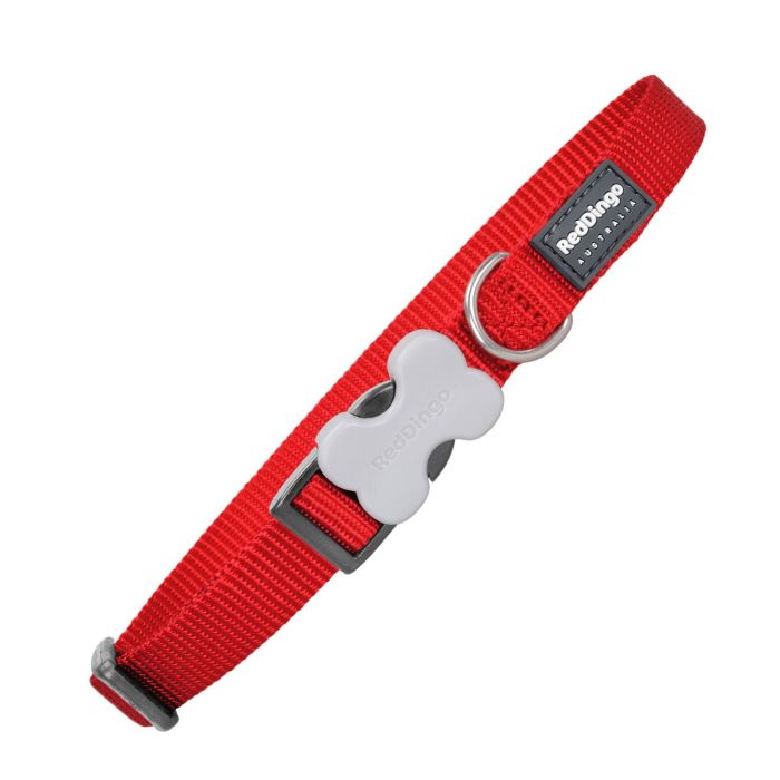 Collar Perro Rd Liso Rojo 12 mm X 20-32 cm Collar Perro Rd Liso Rojo 12 mm X 20-32 cm