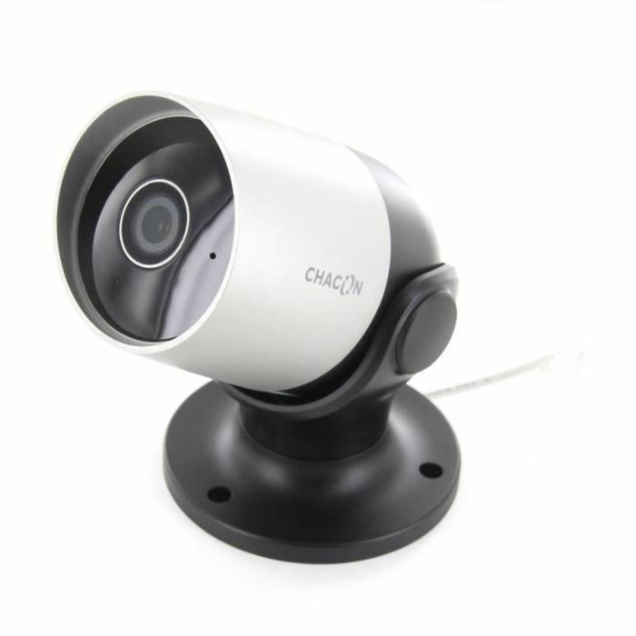 Chacon IPCAM-FE04 Cámara exterior Wi-Fi 1080 P compatible Google Home Alexa Blanca