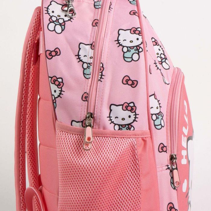 Mochila Escolar Hello Kitty Rosa 32 x 42 x 20 cm 4 Mochila Escolar Hello Kitty Rosa 32 x 42 x 20 cm 4