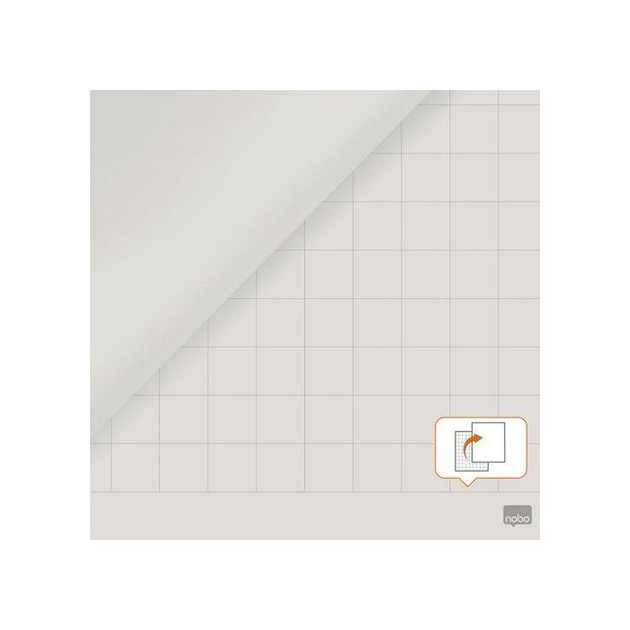 Nobo Bloc Congreso Papel Reciclado Cuadriculado/Liso 580x810 mm 50 Hojas 70 g/m² Certificado Nordic Swan