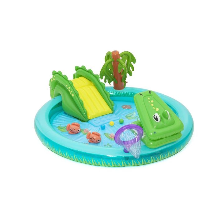 Bestway Piscina Hinchable Parque de Juegos Cocodrilo 224x181x72 cm +2 Años Jardin 53166 2 Bestway Piscina Hinchable Parque de Juegos Cocodrilo 224x181x72 cm +2 Años Jardin 53166 2
