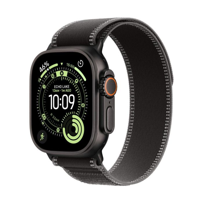 Apple Watch Ultra 3 Titanium Cellular 49mm Negro (Trail Loop negro/carbón) M/L