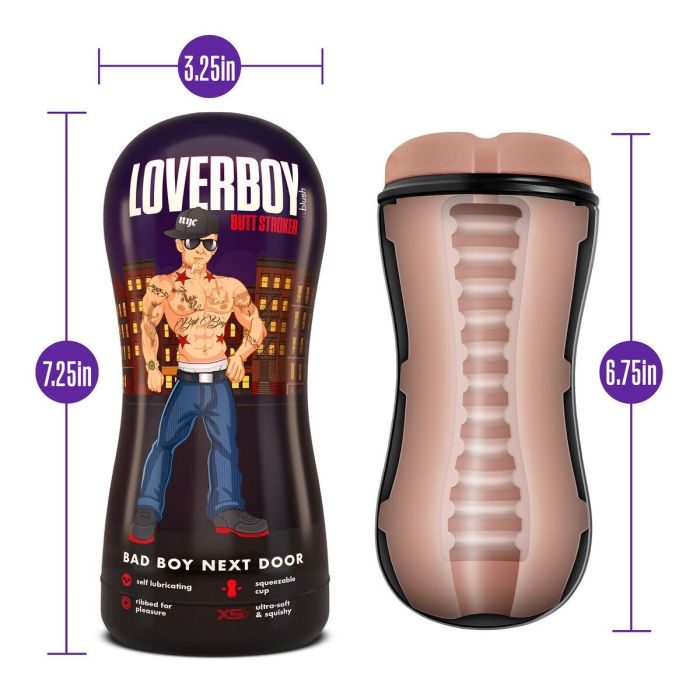 Masturbador Masculino Blush Loverboy Carne 2 Masturbador Masculino Blush Loverboy Carne 2