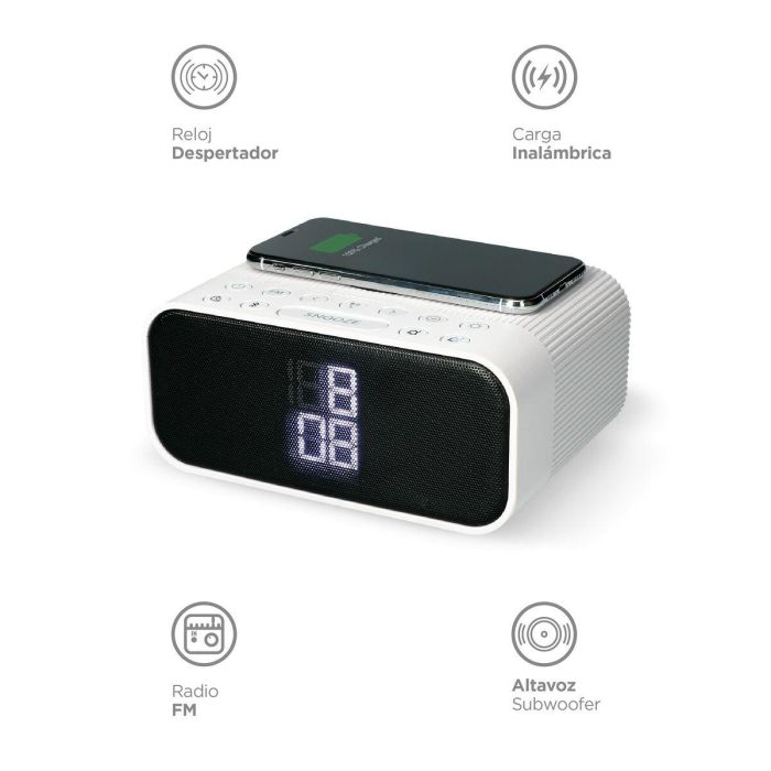 Radio Despertador KSIX 10W 8 Radio Despertador KSIX 10W 8
