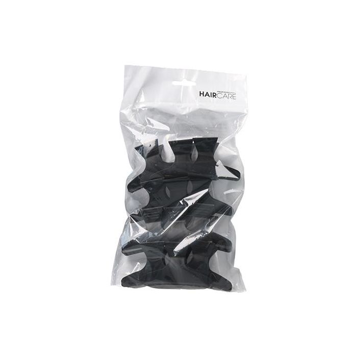 Xanitalia Pro 12 Pinzas de Plástico Negro