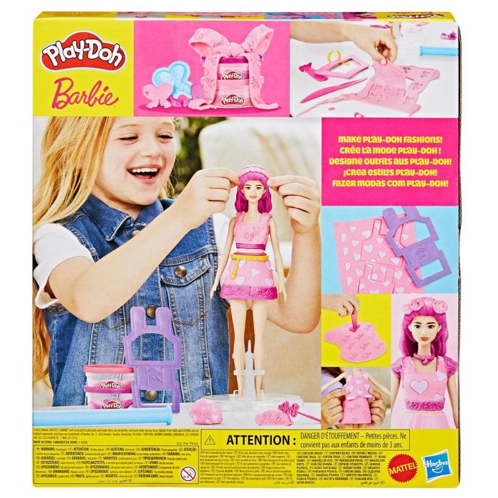 Barbie Play-Doh G1354 Diseñador de Muñecas – Kit de Diseño Creativo de Modas para Niñas +5 Años 4 Barbie Play-Doh G1354 Diseñador de Muñecas – Kit de Diseño Creativo de Modas para Niñas +5 Años 4