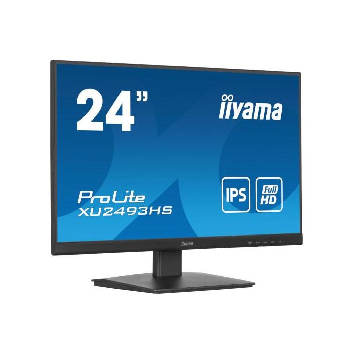 Iiyama Monitor 23.8" XU2493HS-B6, Full HD, IPS, 100Hz, 0.5ms, HDMI, DisplayPort, ProLite 2