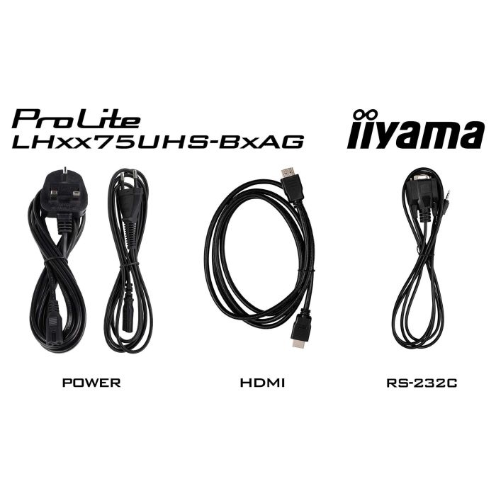 iiyama LH8675UHS-B2AG Pantalla Profesional Digital Signage 85.6" 4K UHD IPS 16:9 Wifi 3xHDMI DP USB 24/7 7