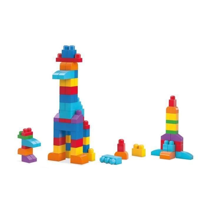 Bolsa construccion mega bloks 60 piezas azul 3