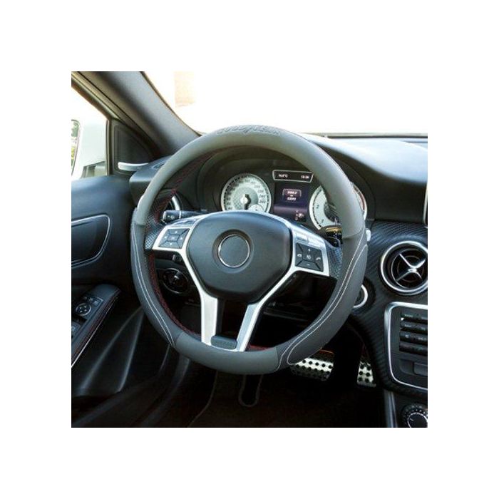 Goodyear Funda Volante Confort Gris-Negro Antideslizante CS6 GOD7012