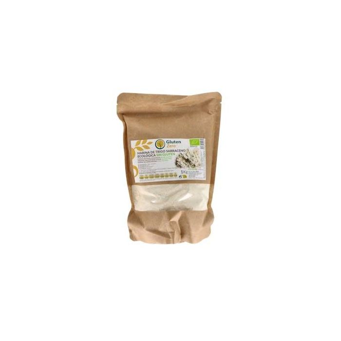 Gluten Zero Harina de Trigo Sarraceno Integral 1kg Ecológica Sin Gluten