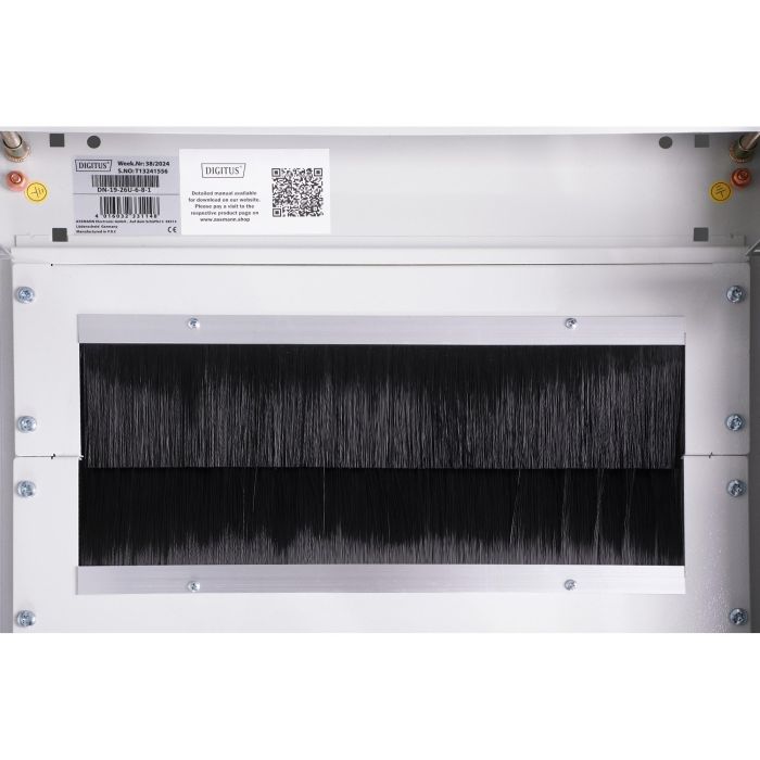 DIGITUS Netzwerkschrank Unique 26HE 1342x600x800mm grau (Speditionsversand) 8