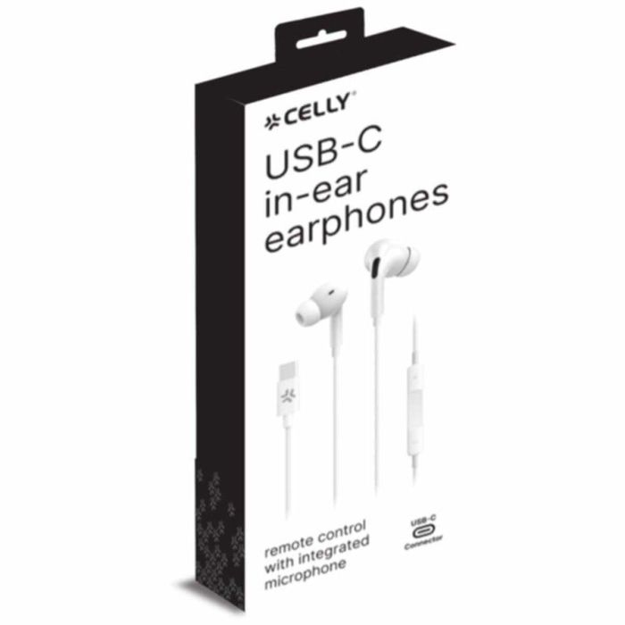 Auriculares Celly UP1200TYPECWH Blanco 1 Auriculares Celly UP1200TYPECWH Blanco 1