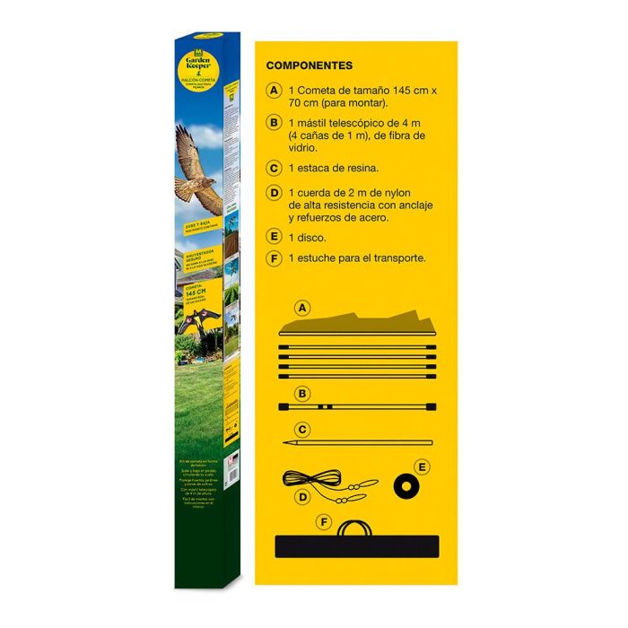 Massó Halcón Cometa Ahuyenta Pájaros 231660 145x70cm 3