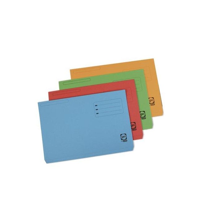 Subcarpeta Gio Pocket (Bolsa Fuelle 30Mm) 320G Fº Naranja Paquete De 25 (32602)