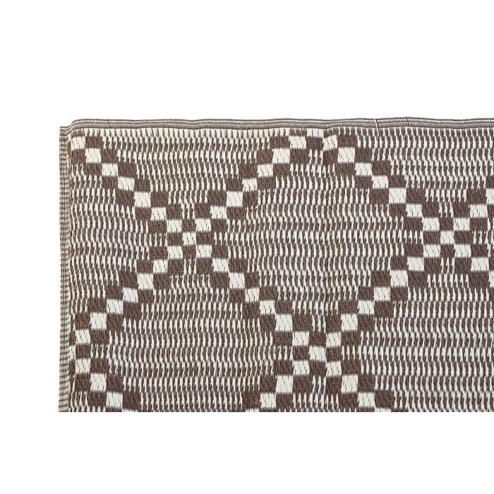 DKD Home Decor Alfombra 180 x 1 x 120 cm (4 Unidades) Marron Beige 1