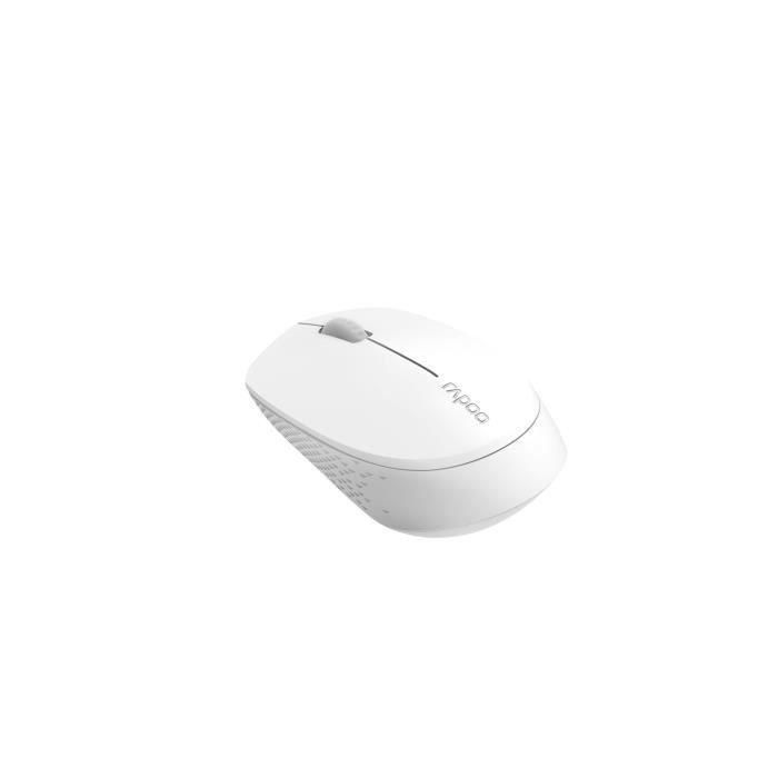 Ratón inalámbrico RAPOO M100 Silent, blanco, silencioso, multimodo, 1000 dpi 2 Ratón inalámbrico RAPOO M100 Silent, blanco, silencioso, multimodo, 1000 dpi 2