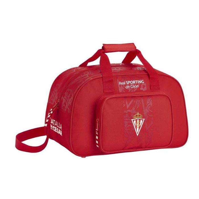 Safta cor Bolsa de Deporte Real Sporting de Gijón, Roja, Poliéster 600D, 40x24x23 cm 4 Safta cor Bolsa de Deporte Real Sporting de Gijón, Roja, Poliéster 600D, 40x24x23 cm 4