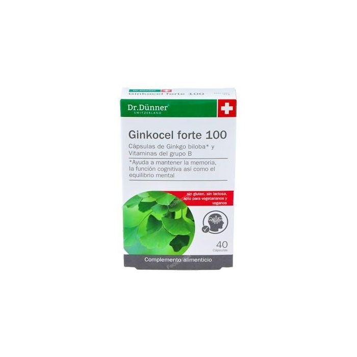 Dr.Dunner Ginkocel Forte 100 40 Cápsulas