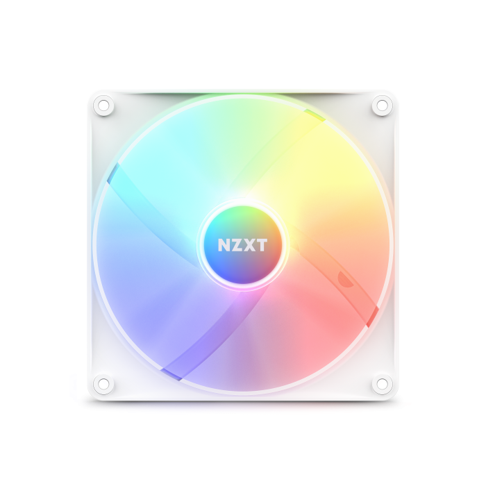 NZXT F140 RGB Core Ventilador 14 cm Blanco RF-C14SF-W1 - 1 Ventilador RGB, 500-1500 RPM, 34.48 dB, 90.79 CFM 1