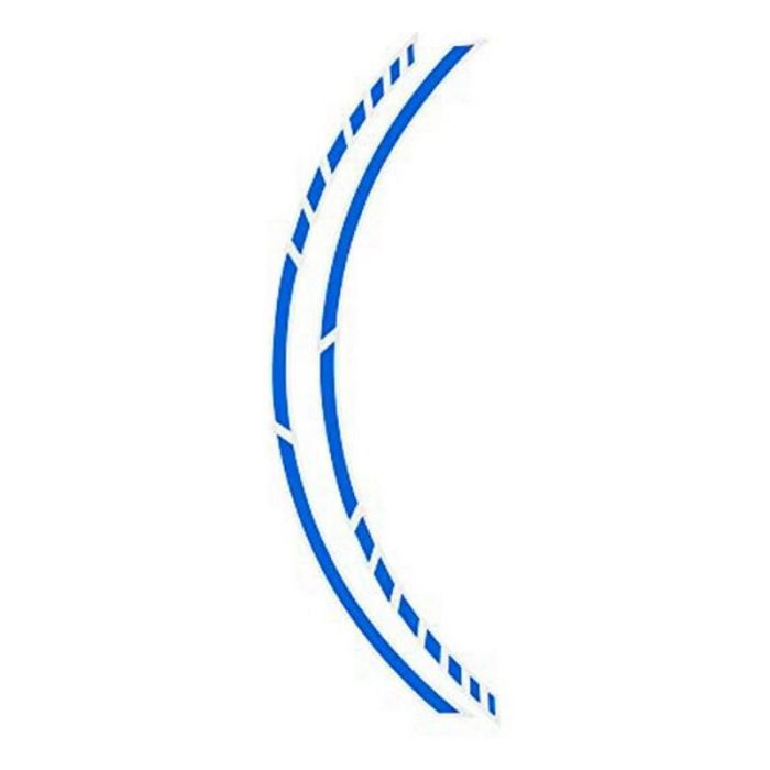 Foliatec FO34450 Pin Striping Racing Gt Azul 14 Bandas Adhesivas 6mm para Llantas Moto/Bici UV/Intemperie, Removible sin Residuos