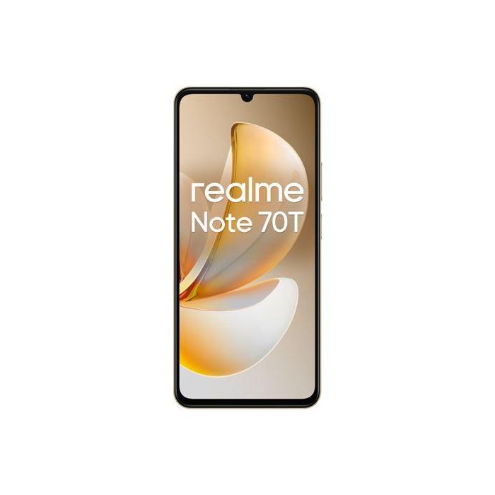 Realme Note 70T Smartphone 4GB/256GB 6.74" Dorado Playa 1