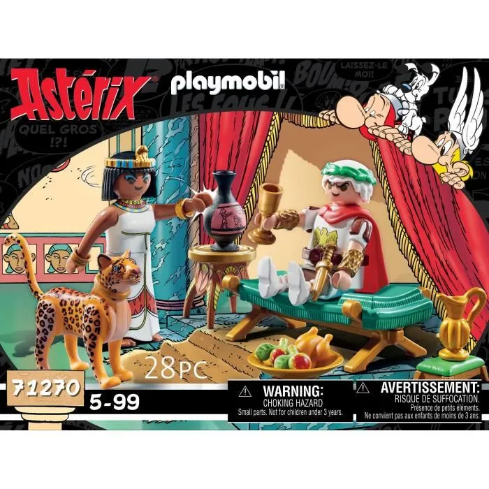 Playmobil César y Cleopatra Astérix 71270 Figuras de Juego