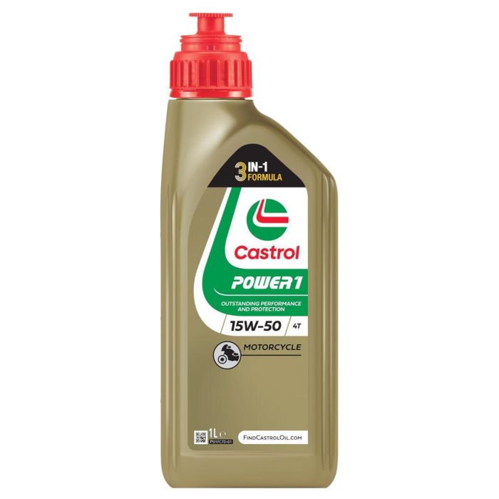 Castrol CAS1699314711403 Aceite de motor Power1 4T 15W-50 1L 5